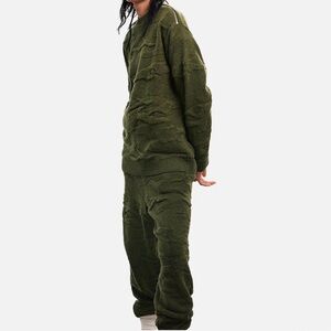 IVY PARK Textured Green Jogger Set